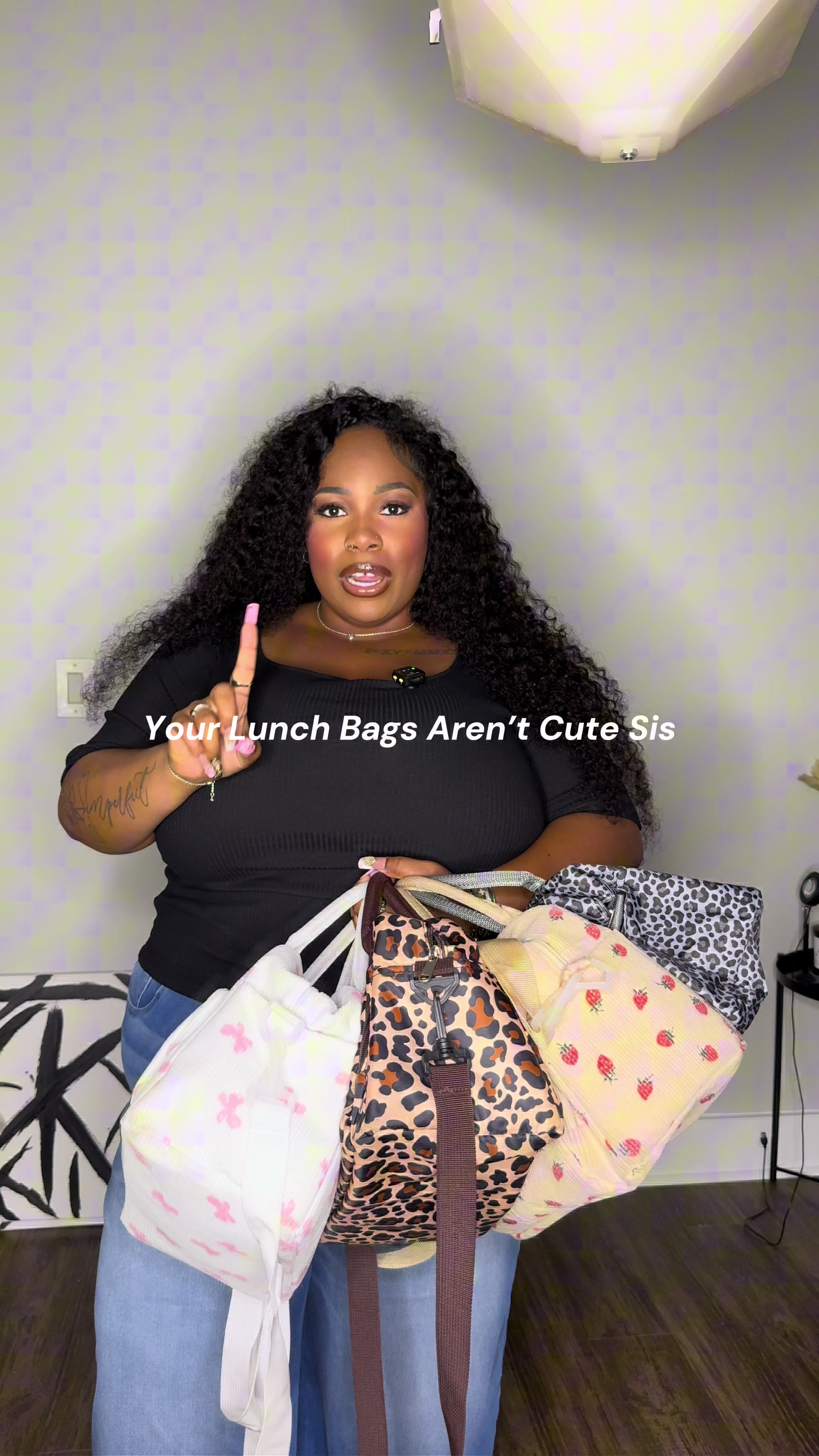 TikTok post by @girlthatskennn for MEXS Bag. Caption reads: [...] is cute, durable, and affordable from @MEXS....