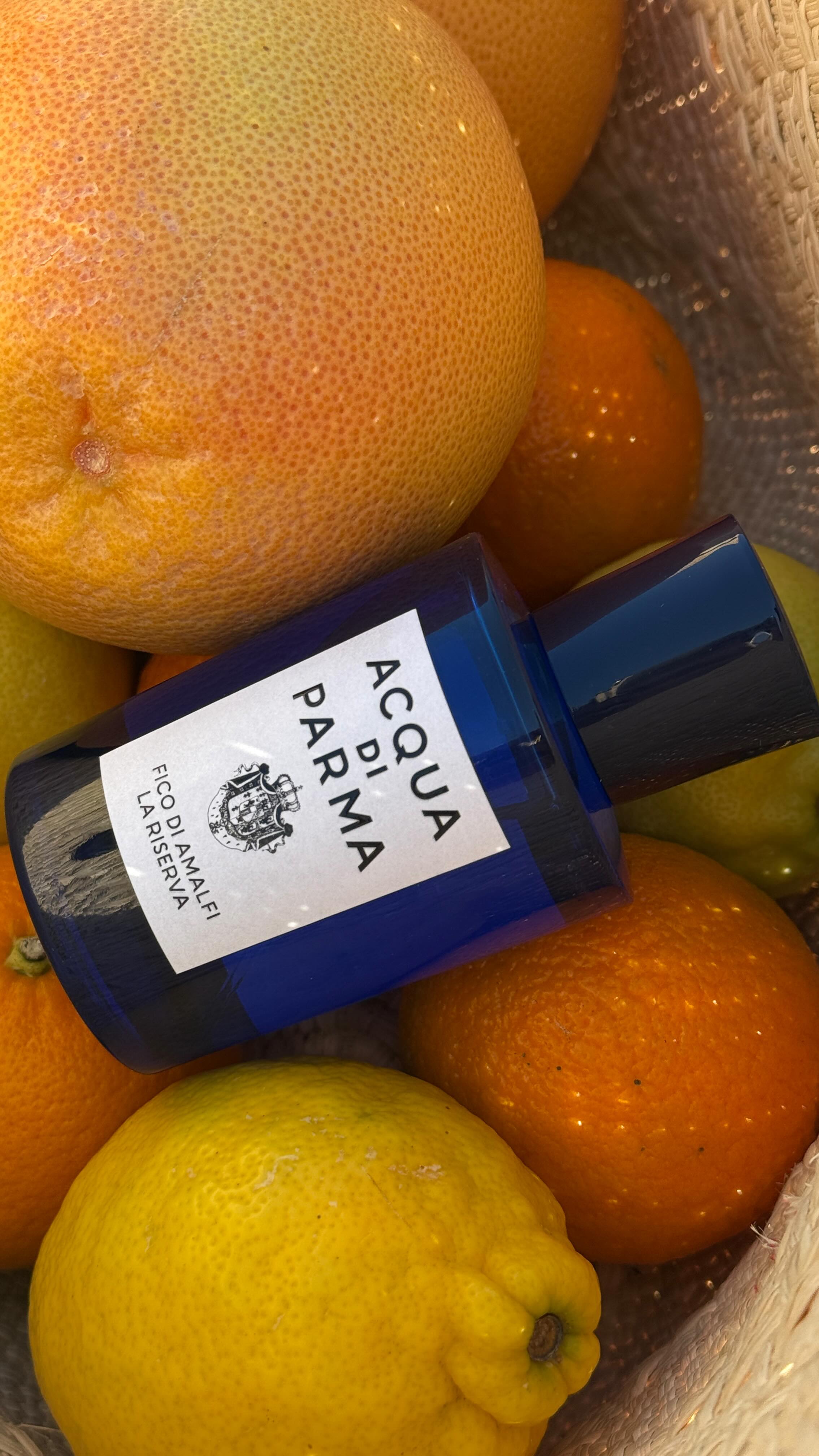 Instagram post by @patriciawirschke for Acqua di Parma. Caption reads: Ad / There’s something truly special about this....