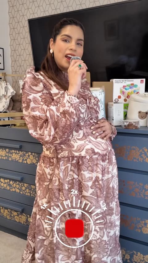 Instagram post by @ishhfish for Temu. Caption reads: Temu baby haul just arrived and I’m obsessed [...].