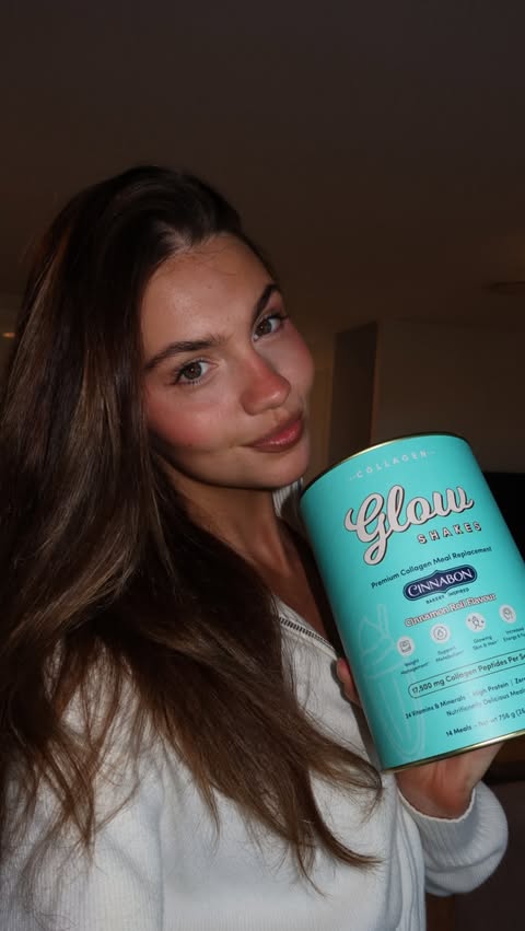 Instagram post by @lexiebrantt for The Collagen. Caption reads: [...] finally become best friends 🤝🥐✨....