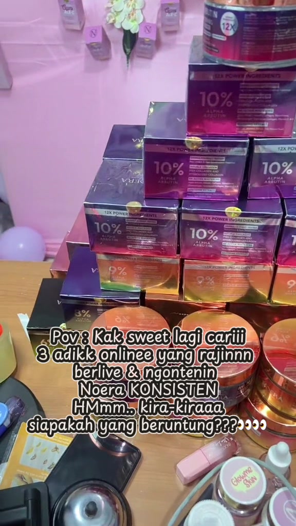 TikTok post by @sweetrainbow161 for Noera By Reisha. Caption reads: [...] @Reisha Novandita @Noera By Reisha....