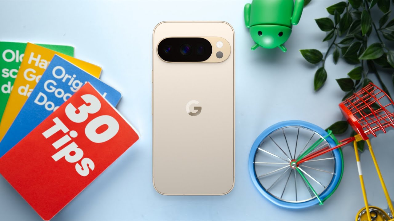 YouTube post by @PeteMatheson for MagBak. Caption reads: Pixel 10 Pro - First 30 Things To Do.