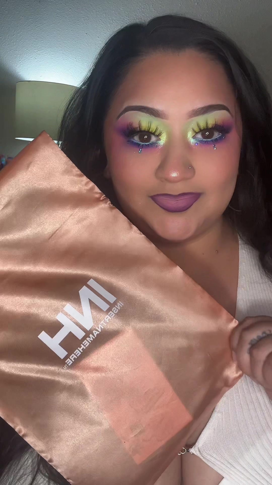 TikTok post by @xo.mnm for Insert Name Here. Caption reads: @INH HAIR 15” xtra inches! These are so good! Yall....
