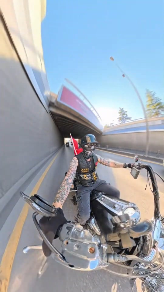 Instagram post by @customchoppersturkiye for Harley-Davidson. Caption reads: original....