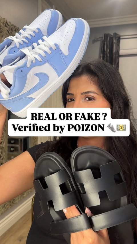 Instagram post by @makeupby__mar for POIZON. Caption reads: [...] I verify. Click link in my bio to enjoy....