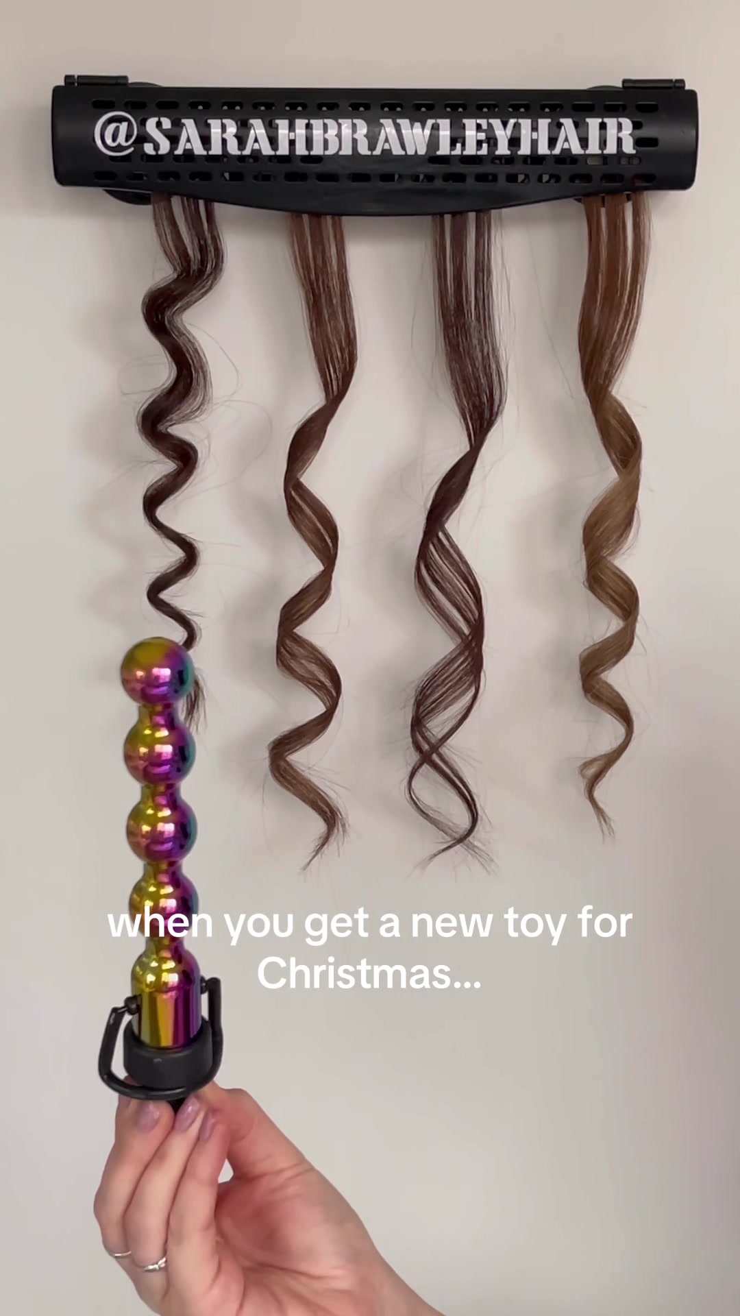 TikTok post by @sarahbrawleyhair for Mark Hill Hair. Caption reads: @Mark Hill Hair #hairturtorial....