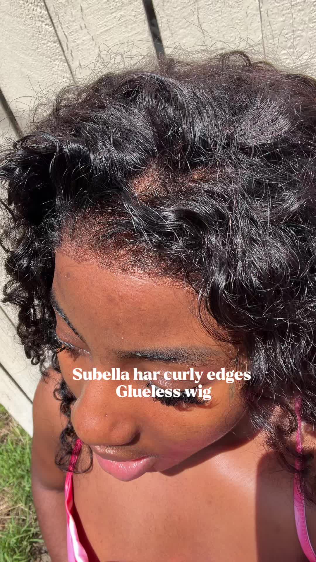TikTok post by @lifewithnaomib_ for Subella Hair. Caption reads: Subella hair ate with this one…360 pre cut [...].