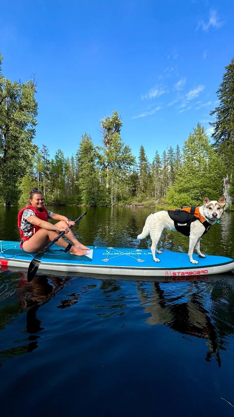 Instagram post by @fiona_wylde for Starboard. Caption reads: [...] fun with the best of friends and....