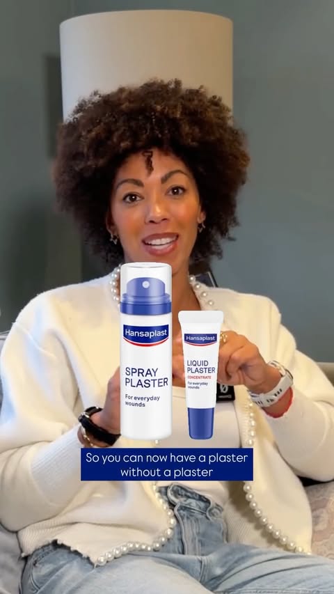 Instagram post by @drzoewilliams for Hansaplast. Caption reads: [...] enter, potentially delaying healing.....