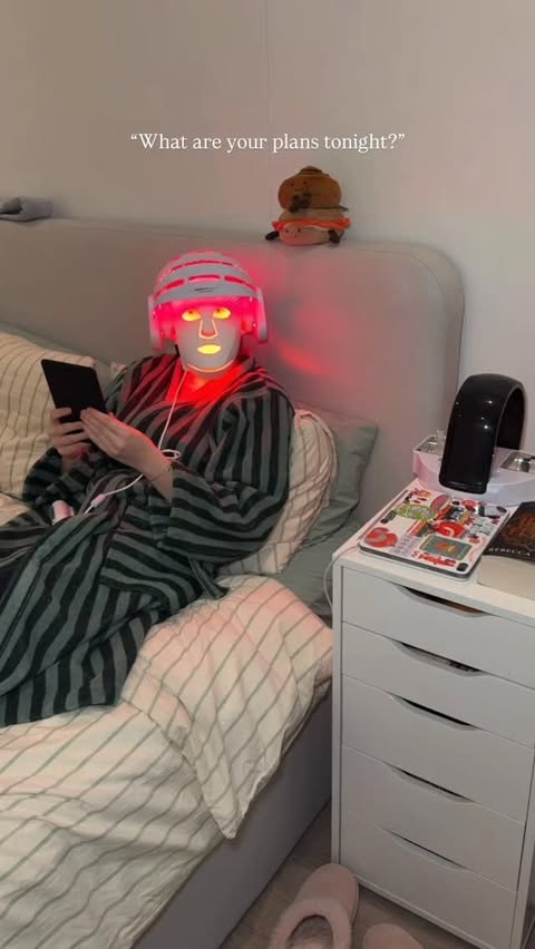 Instagram post by @youglowgrrl for currentbody. Caption reads: [...] @rhode Vanilla Lip Peptide Treatment....