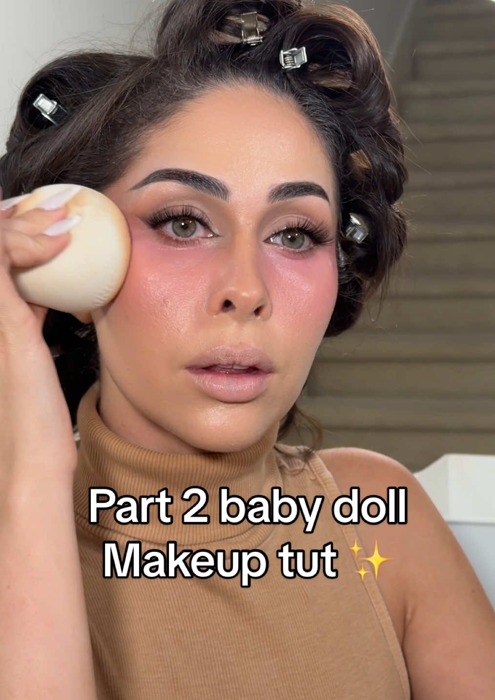 TikTok post by @makeupnad for Danessa Myricks Beauty. Caption reads: [...] doll face base 🫣 @AquaphorUS ....