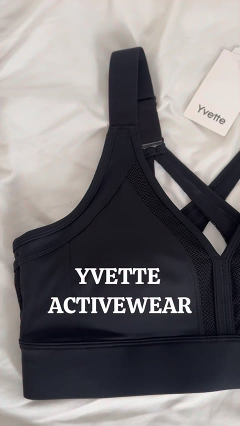 Instagram post by @magicalmomentswithkatie for Yvette. Caption reads: [...] bra + high waist sculpting leggings from....