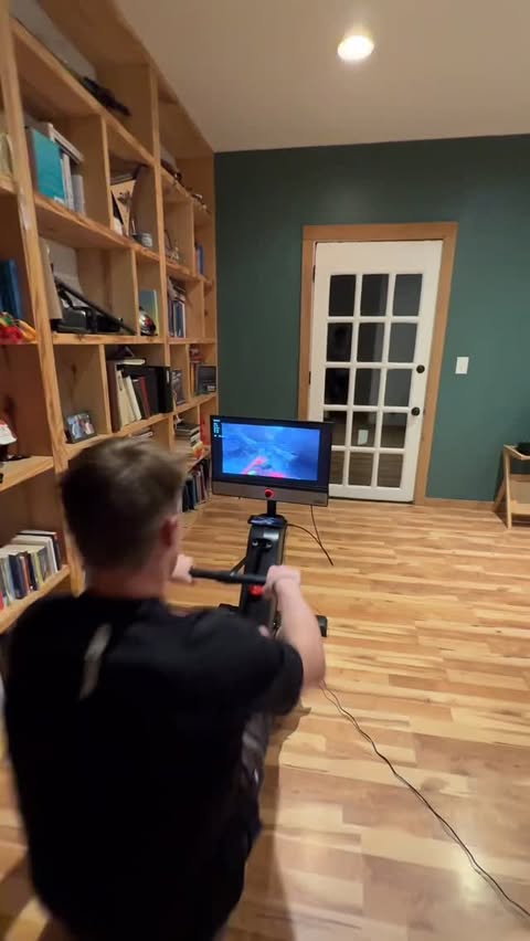 Instagram post by @nicktroutmankayak for YESOUL FITNESS. Caption reads: [...] problem.
Staying race-ready with the....