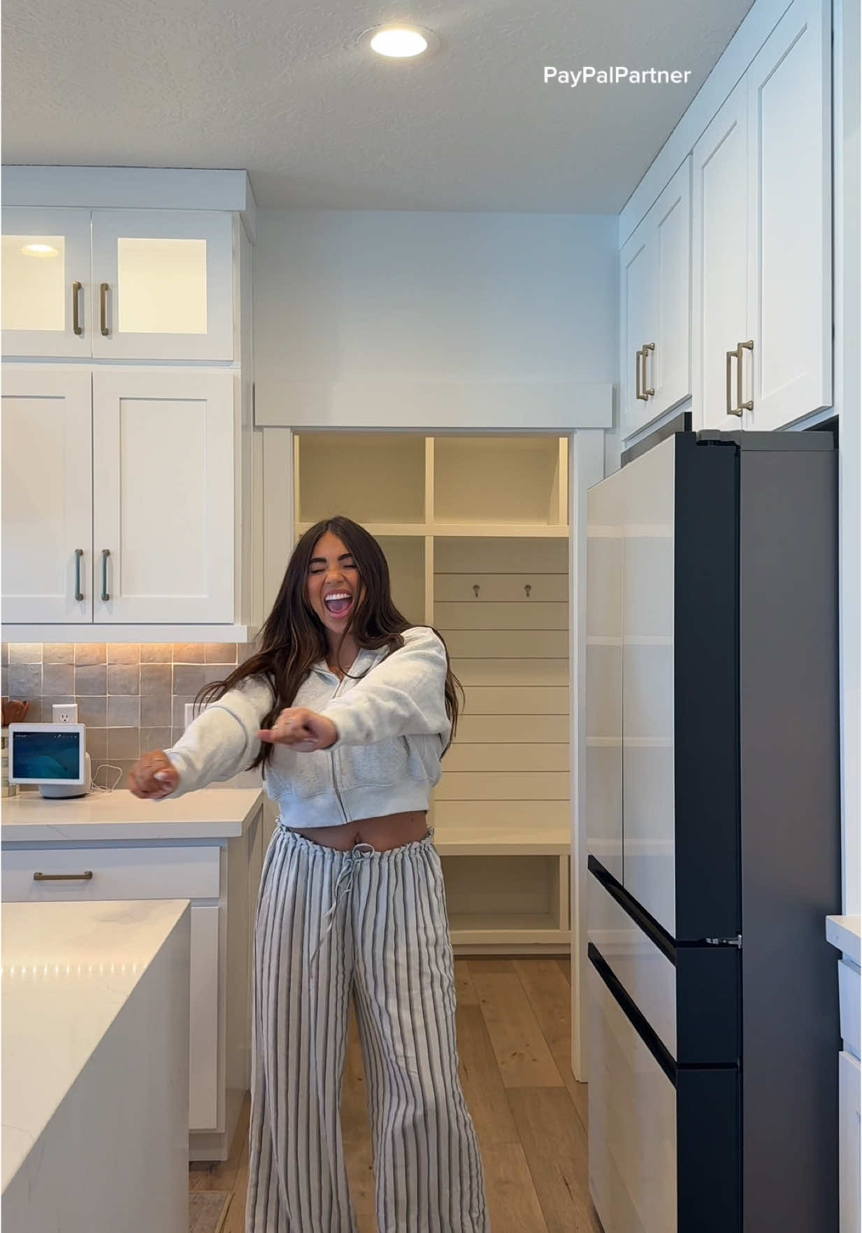 TikTok post by @courtneyycahoon for PayPal. Caption reads: Check out @PayPal for flexible payment options -....