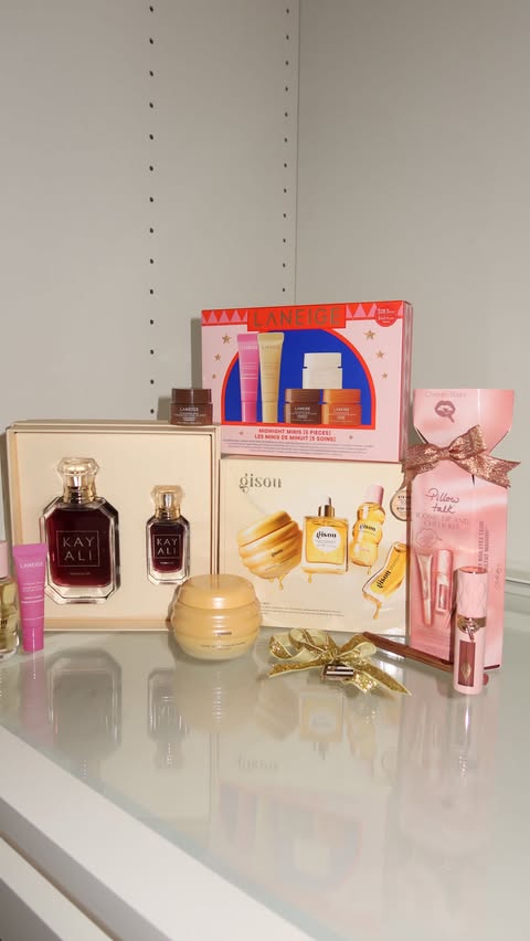 Instagram post by @smrxthi for LANEIGE. Caption reads: My FAV Sephora gift sets this year: 
1. @laneigeca....