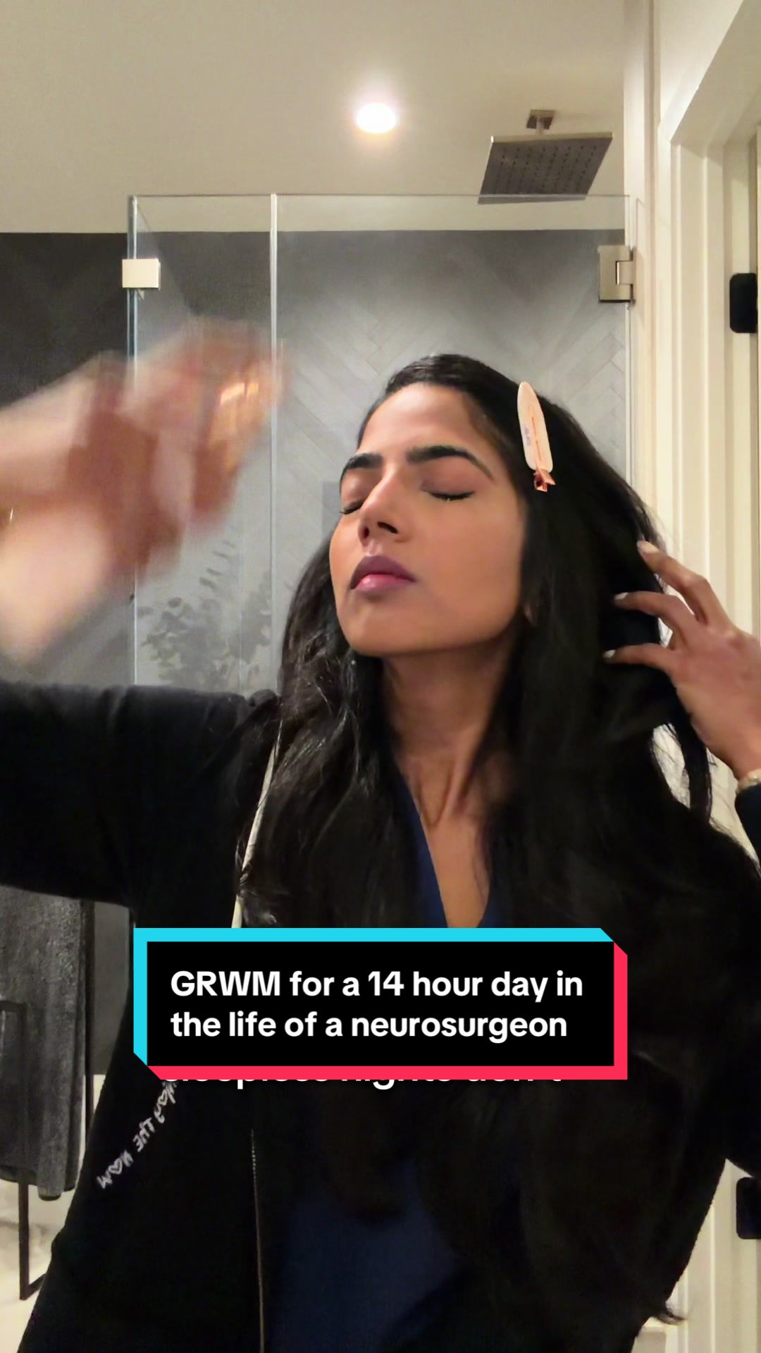 TikTok post by @thebraintumorsurgeon for Peter Thomas Roth. Caption reads: As a neurosurgeon early mornings and late nights....