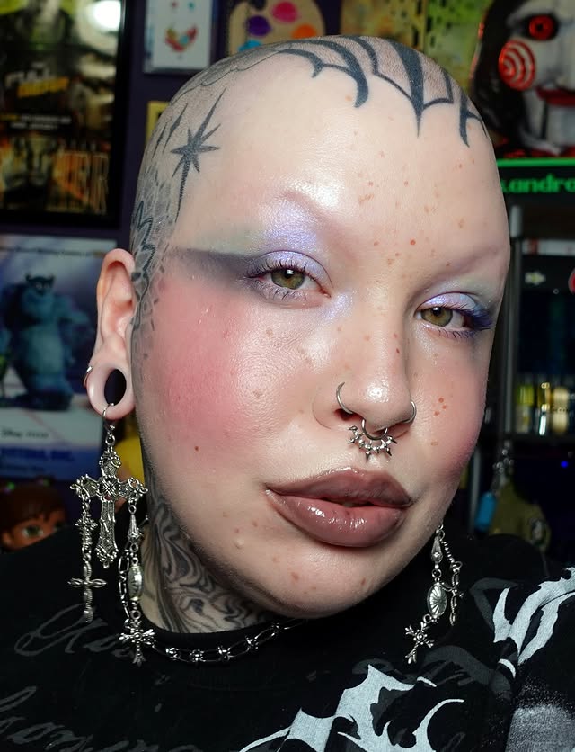 Instagram post by @s.andromedae for About-face Beauty. Caption reads: [...] using some of the new @aboutfacebeauty....