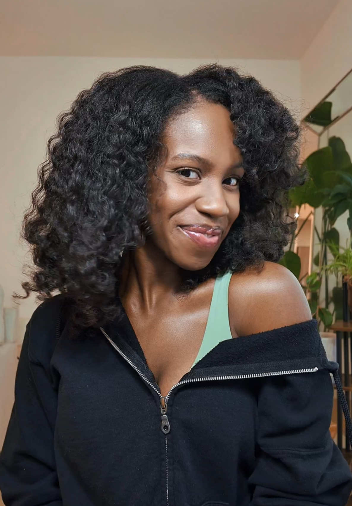 TikTok post by @rosemariecunningham for Camille Rose. Caption reads: [...] got the perfect braid out! Thank you....