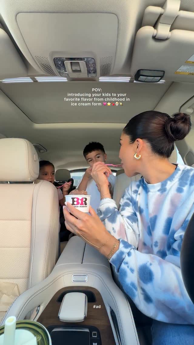 Instagram post by @catalinatrez for Baskin-Robbins. Caption reads: @baskinrobbins I think I’m gonna need a freezer....