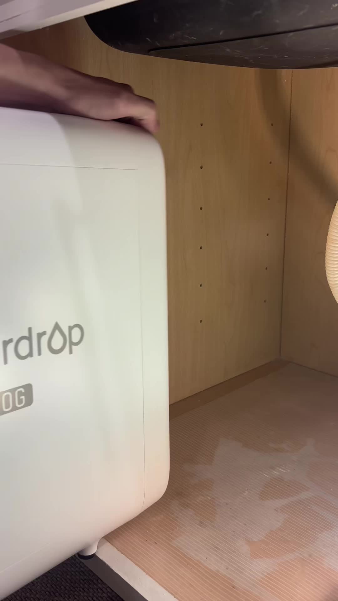 TikTok post by @plumb.hero for Waterdrop Filter. Caption reads: Top of the line RO system from waterdrop filters x....