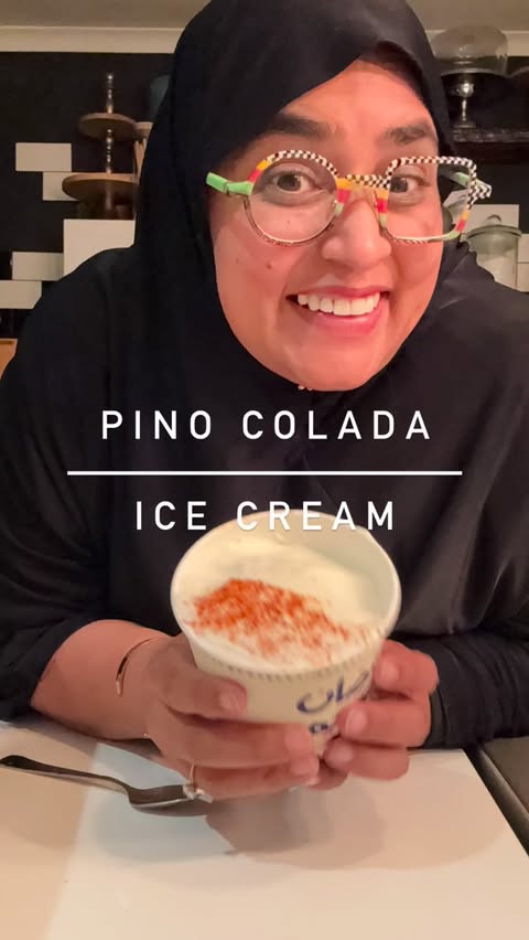 Instagram post by @fehmz for Cuisinart. Caption reads: [...] and add to the ice cream bowl of your....