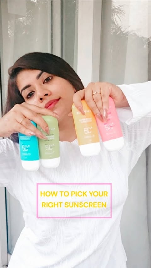 Instagram post by @ish.shankar for ThePinkPantherCo. Caption reads: • #Ad Finding the right sunscreen doesn't have to....