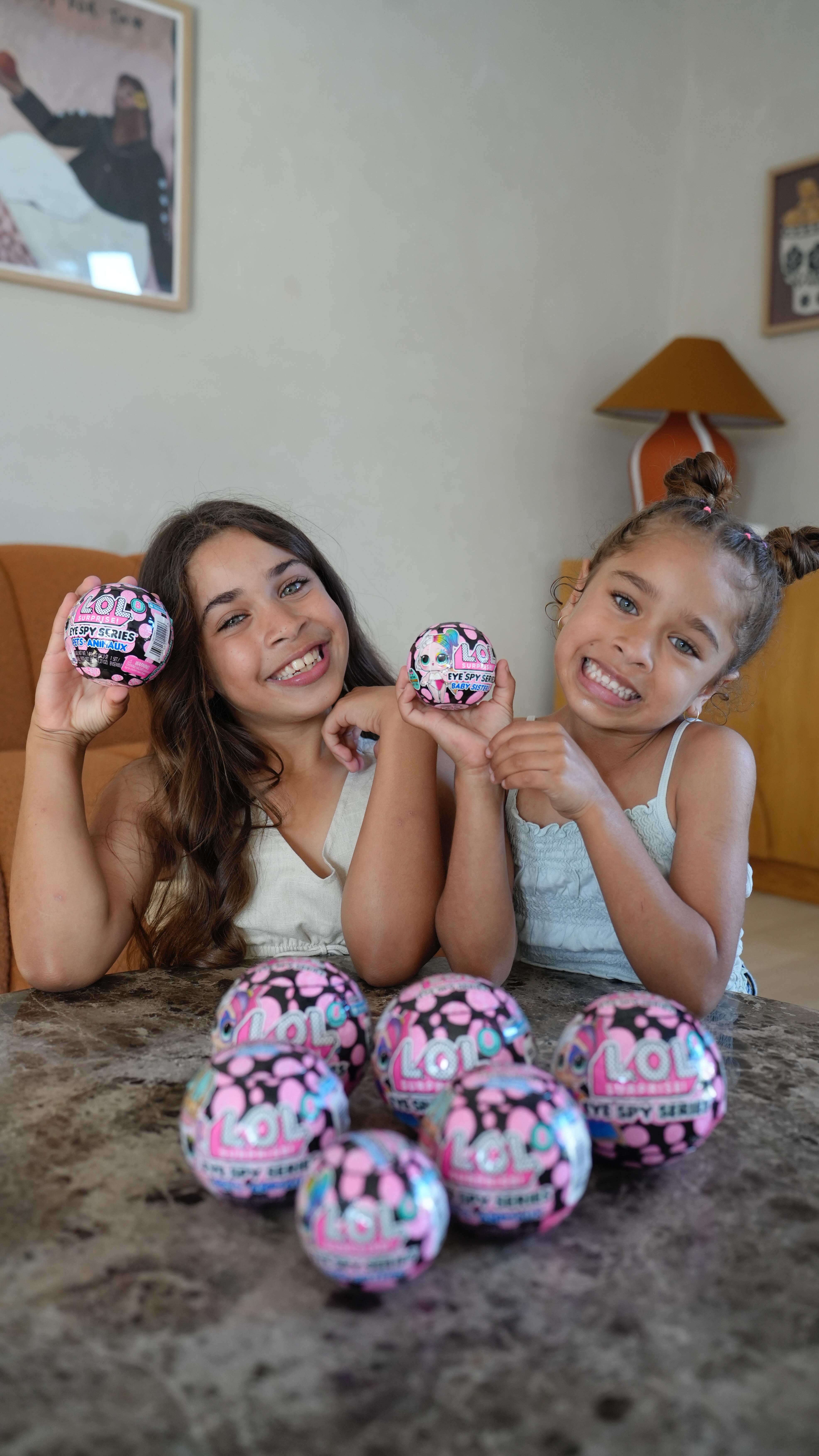 Instagram post by @tanna__tribe for LOL Surprise. Caption reads: @lolsurprise Eye Spy Series are here! Find the....