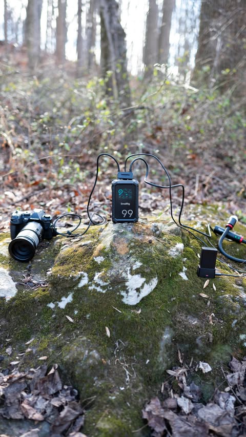 Instagram post by @bens_small_world for SmallRig. Caption reads: The SmallRig X @renan_ozturk X99 is a tough, [...].