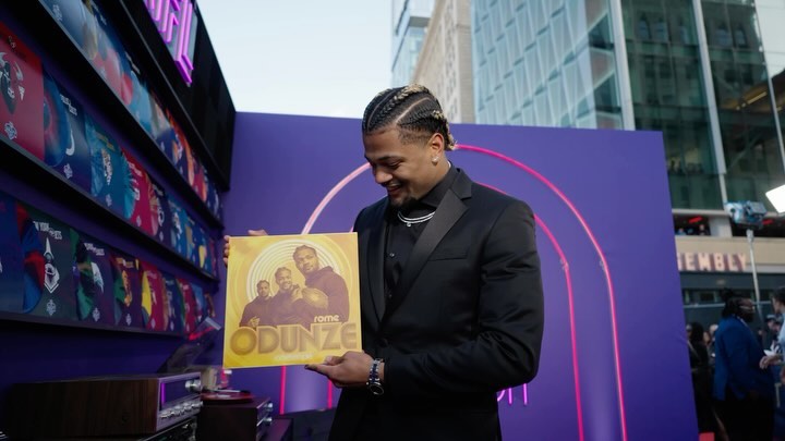 Instagram post by @romeodunze for Panini America. Caption reads: A night I’ll never forget. @paniniamerica....