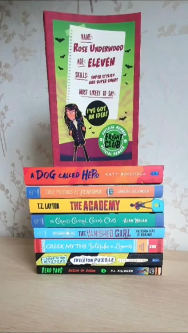 Instagram post by @katys_book_shelf for Puffin Books. Caption reads: Middle-grade Friday - Nine fantastic MG books I ....