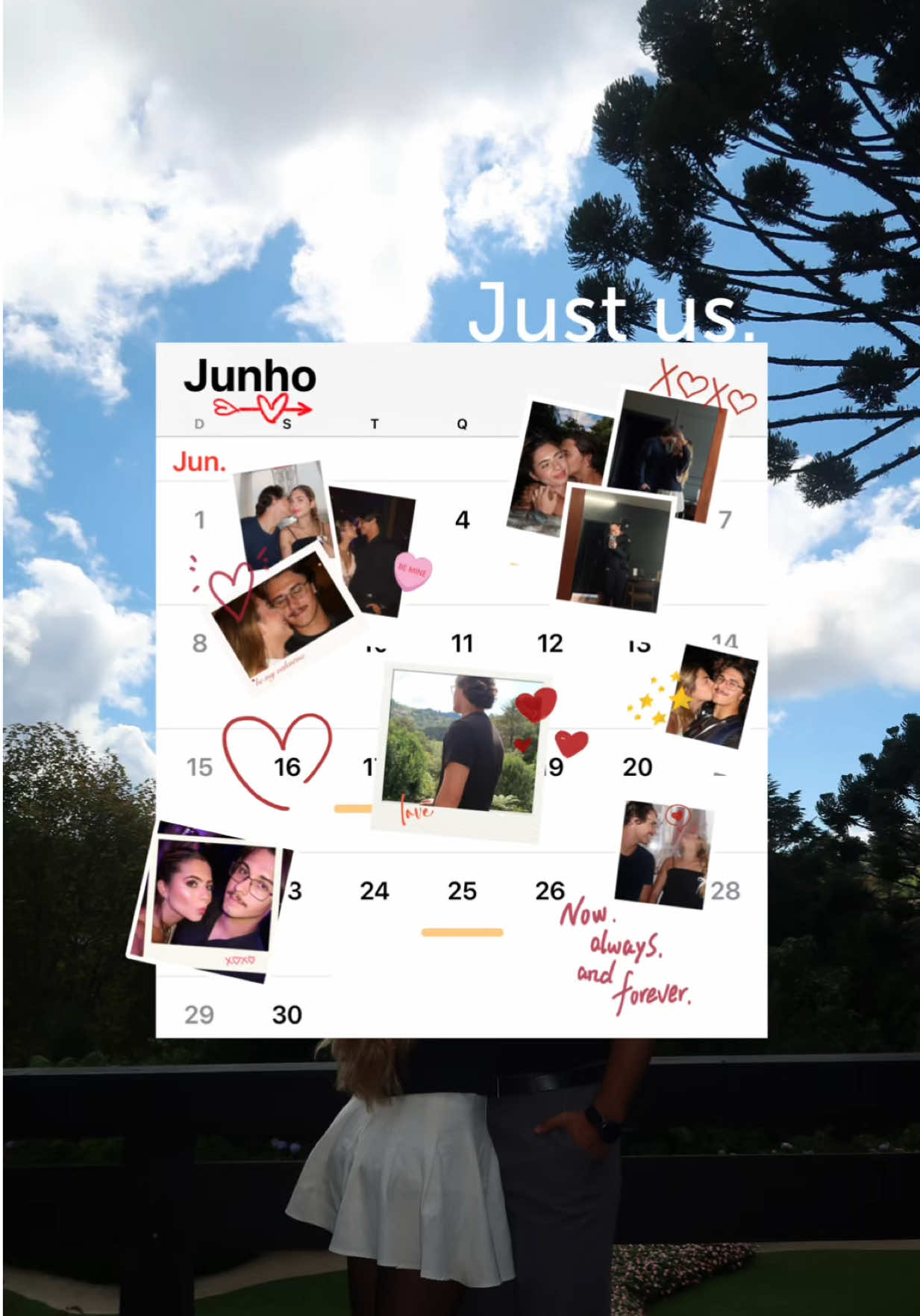 TikTok post by @evecardosov for Picsart. Caption reads: Dia dos namorados chegando e eu já tenho até o....