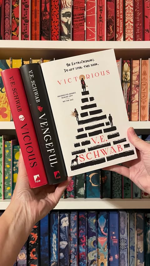 Instagram post by @xenatine for Tor Books. Caption reads: [...] will be victorious? . Thank you to @torbooks....