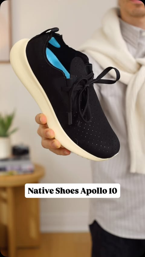Instagram post by @brycekicks for Native Shoes. Caption reads: The Apollo 10 from @nativeshoes ...A super easy to....