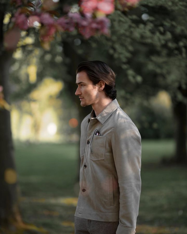 Instagram post by @twinscott for Select Model Paris. Caption reads: Making the most of my daily walk in....