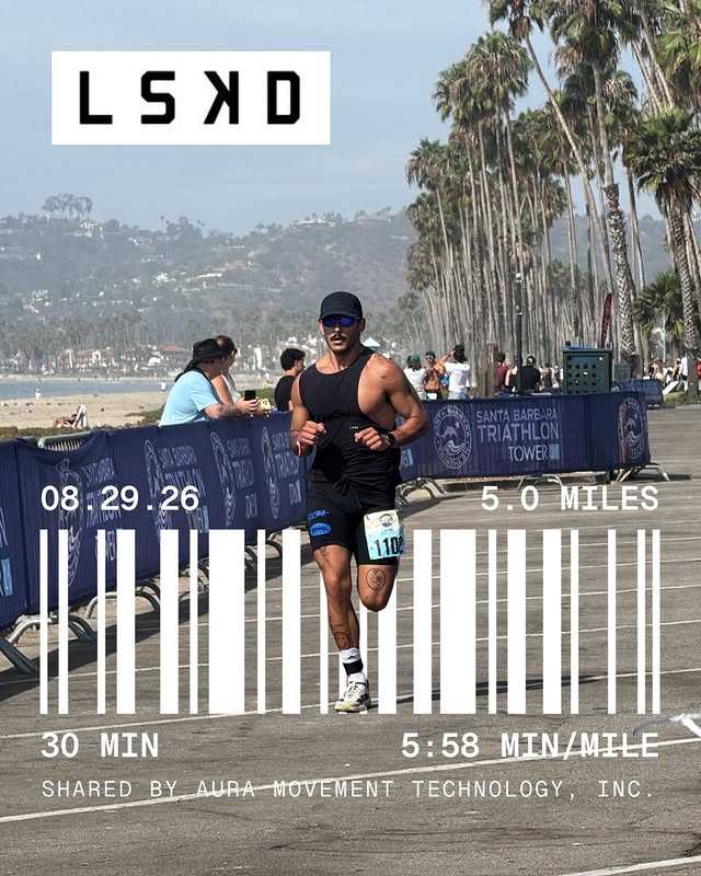 Instagram post by @isaacb.rich for LSKD. Caption reads: [...] to share that I am now partnered with @lskd....