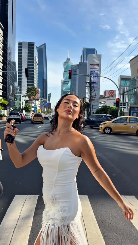 Instagram post by @ana_brid for JeanPaulGaultier. Caption reads: [...] Divine this Christmas😌🎄🎅🏼

....