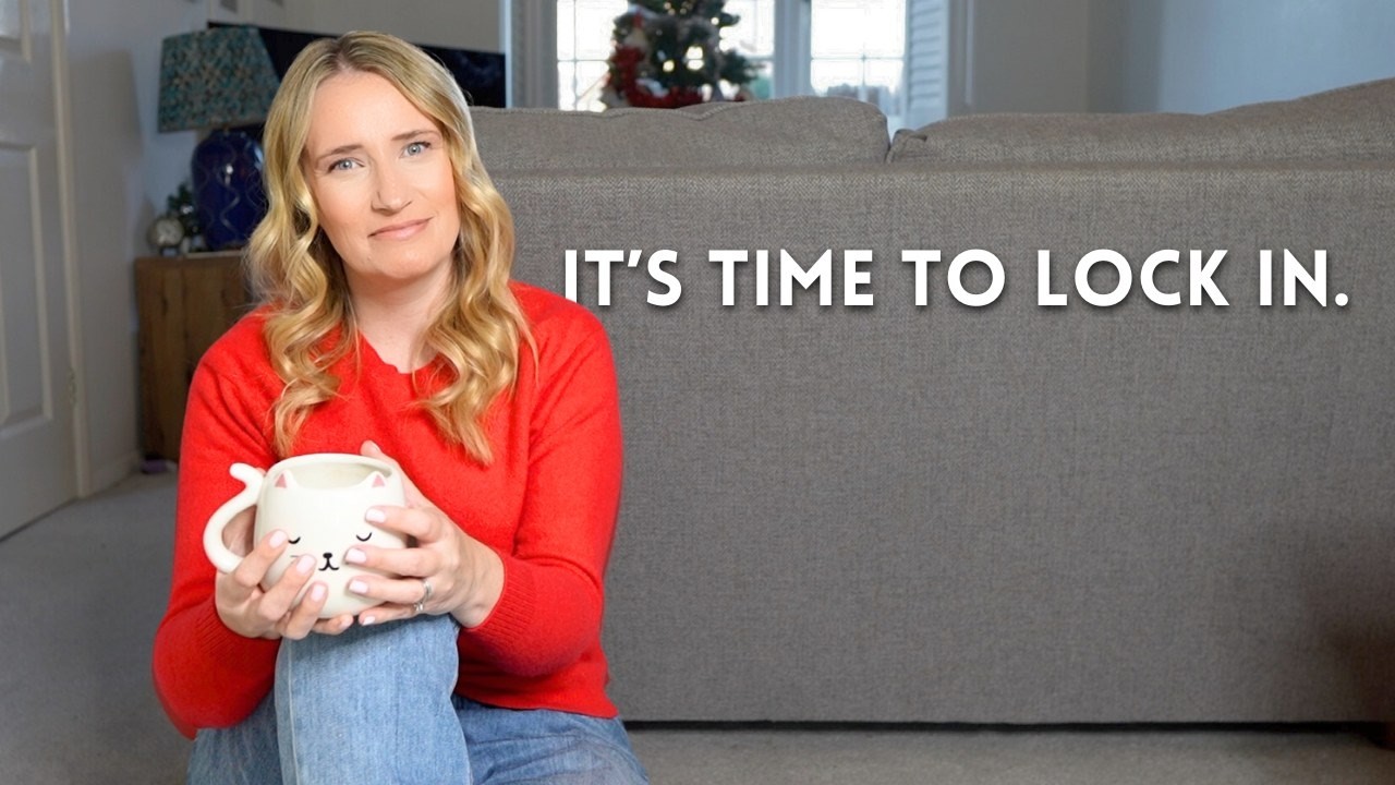 YouTube post by @HeyVickySmith for Trading 212. Caption reads: 5 Frugal Habits I'm Taking into 2026.