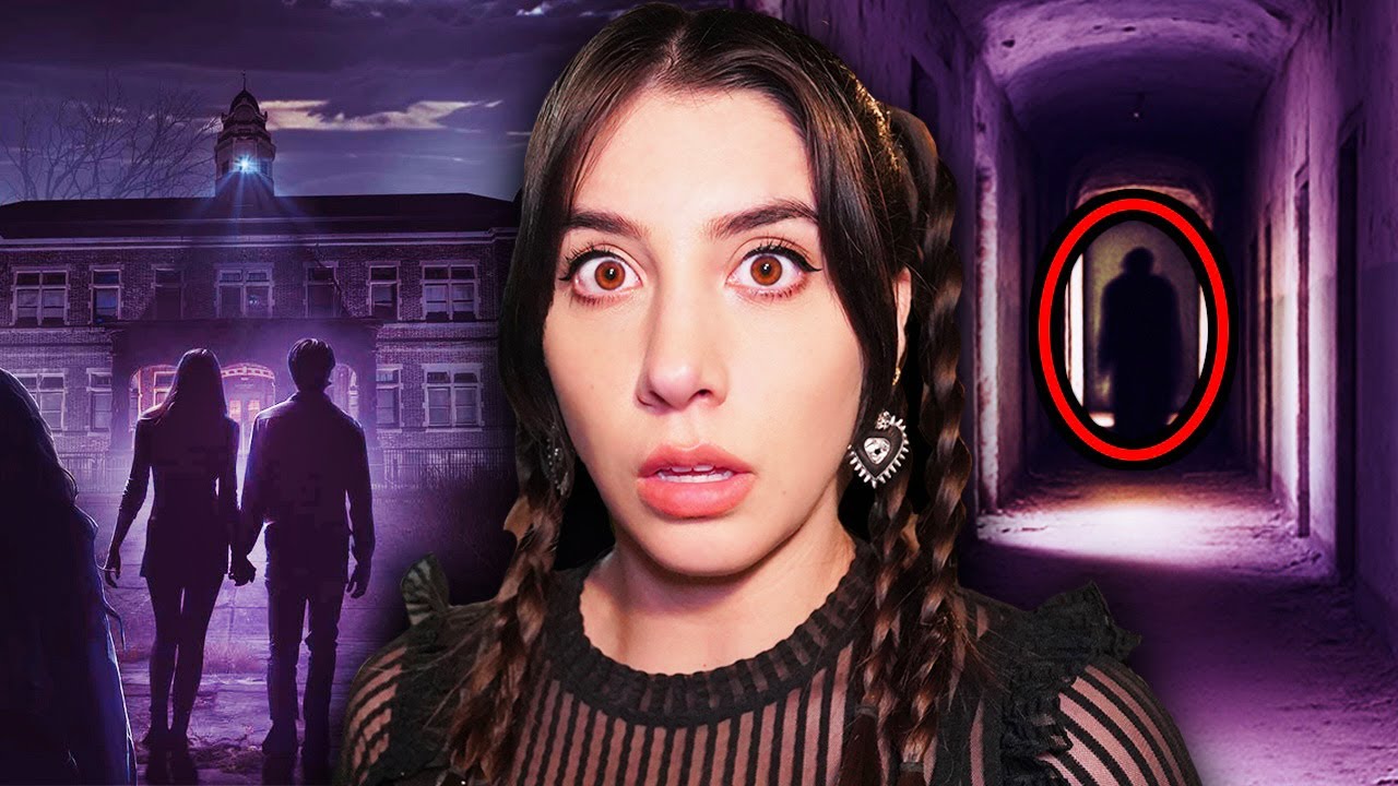 YouTube post by @kelsiidaviess for US Ghost Adventures. Caption reads: Ghost Shows Me Himself In My Hotel Room! (VLOG) .