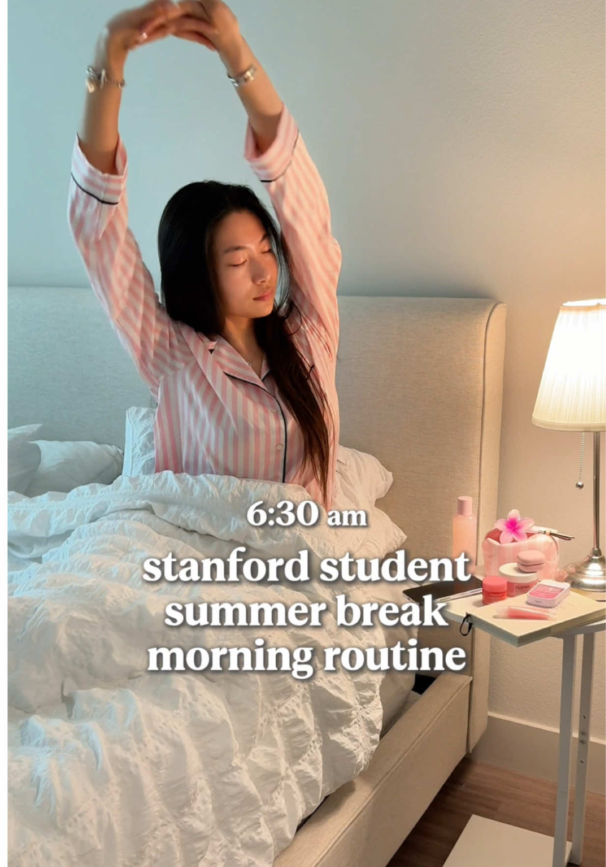 TikTok post by @mia_yilin for Keurig. Caption reads: #ad 6:30am summer break morning routine ☀️ ft.....