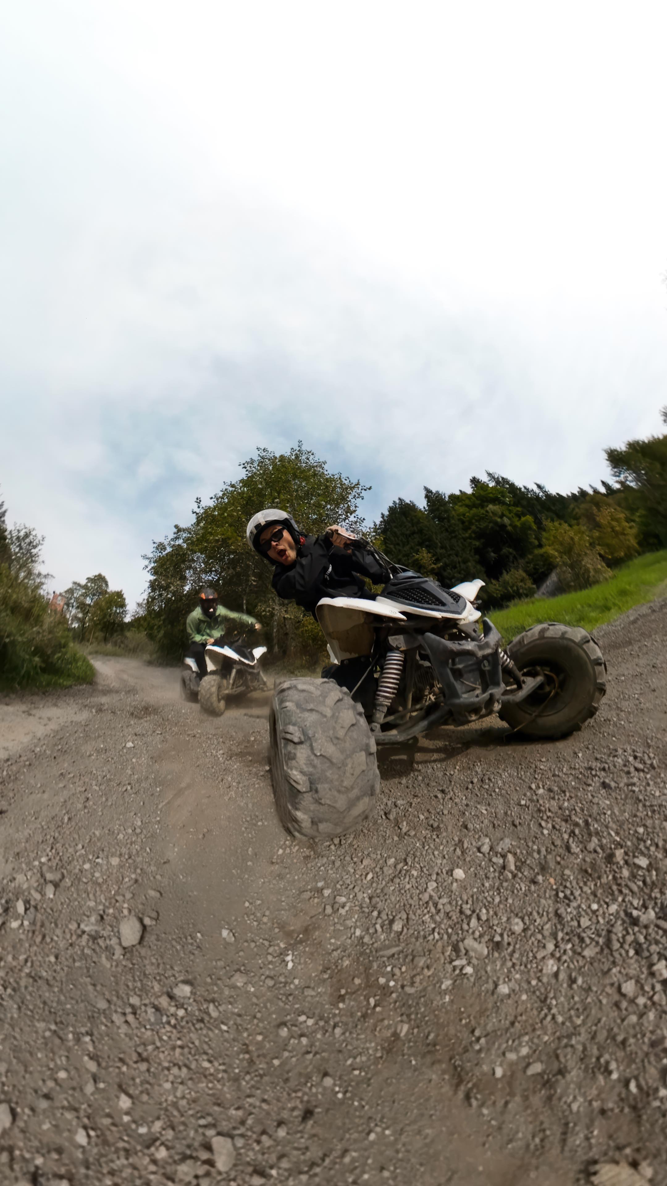 Instagram post by @samevanslife for GoPro. Caption reads: Ripping ATVs at the #GoProCreatorSummit out here....