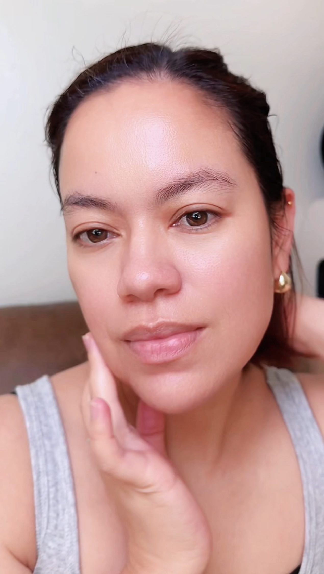 Instagram post by @magentavillegas for Anua. Caption reads: [...] and well-aging, and this 3-step ANUA PDRN....