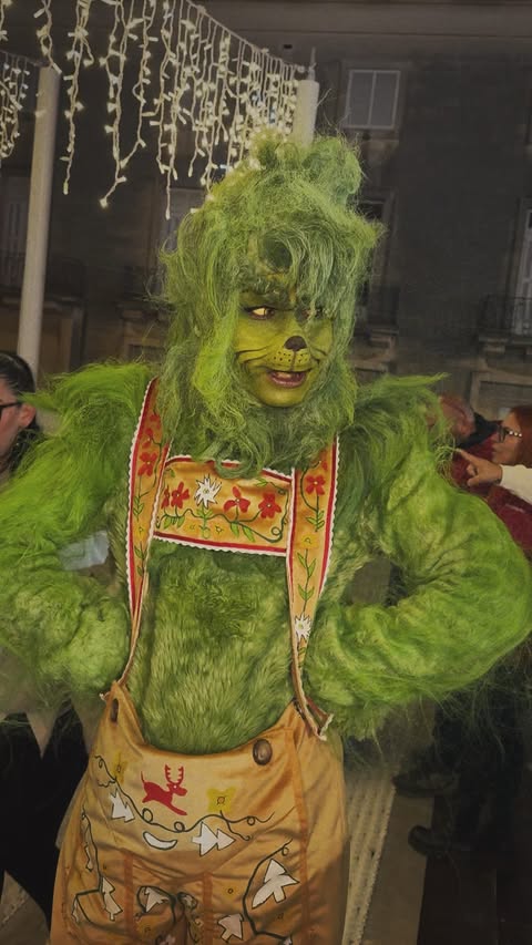 Instagram post by @henrygalea for VisitMalta. Caption reads: Going out in public as the Grinch heals something....