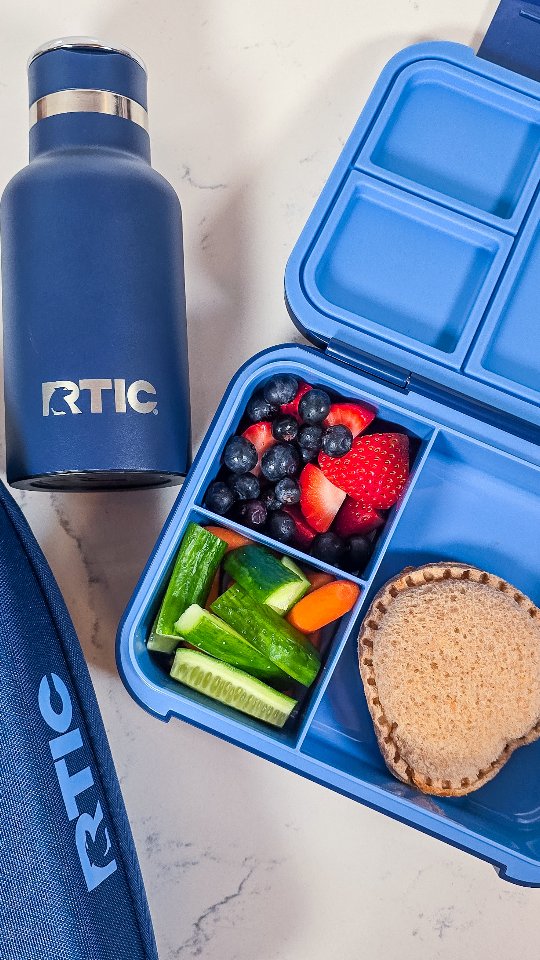 Instagram post by @lindsey.janeiro for Rtic Outdoors. Caption reads: #ad Somehow, it's already time for back to school,....