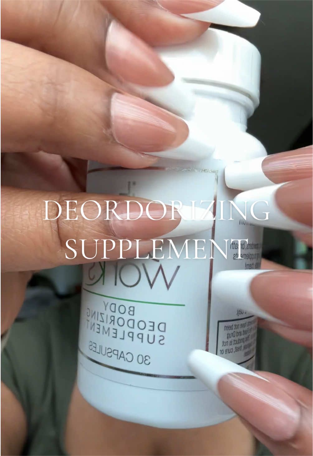 TikTok post by @alizedgonzalez for It Just Works!. Caption reads: [...] @It Just Works Wellness ✨ #supplement....
