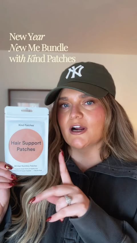 Instagram post by @oh.hey.itspaige for Kind Patches. Caption reads: @kind.patches 🫶🏼 #kindpatches #newyearnewme....