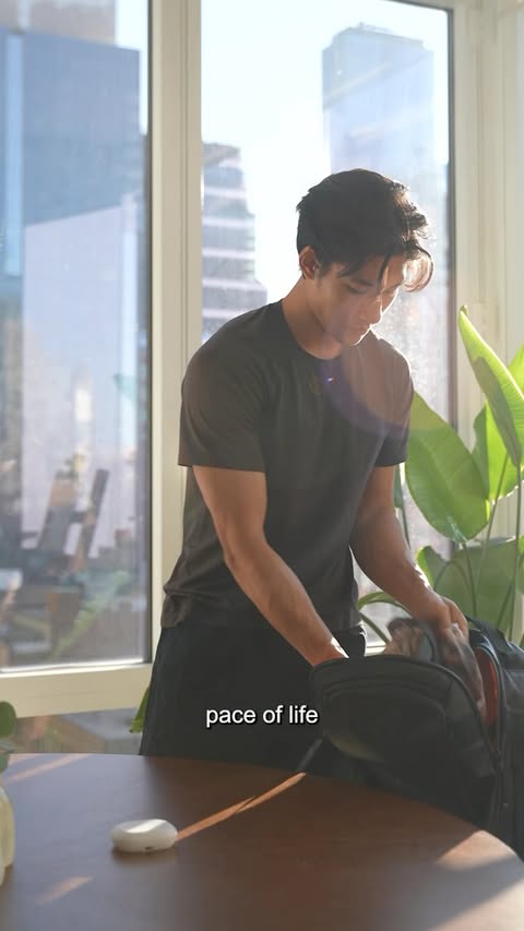 Instagram post by @andrewjzhan for JBL. Caption reads: #JBLPartner @jblaudio helping me fall back into....