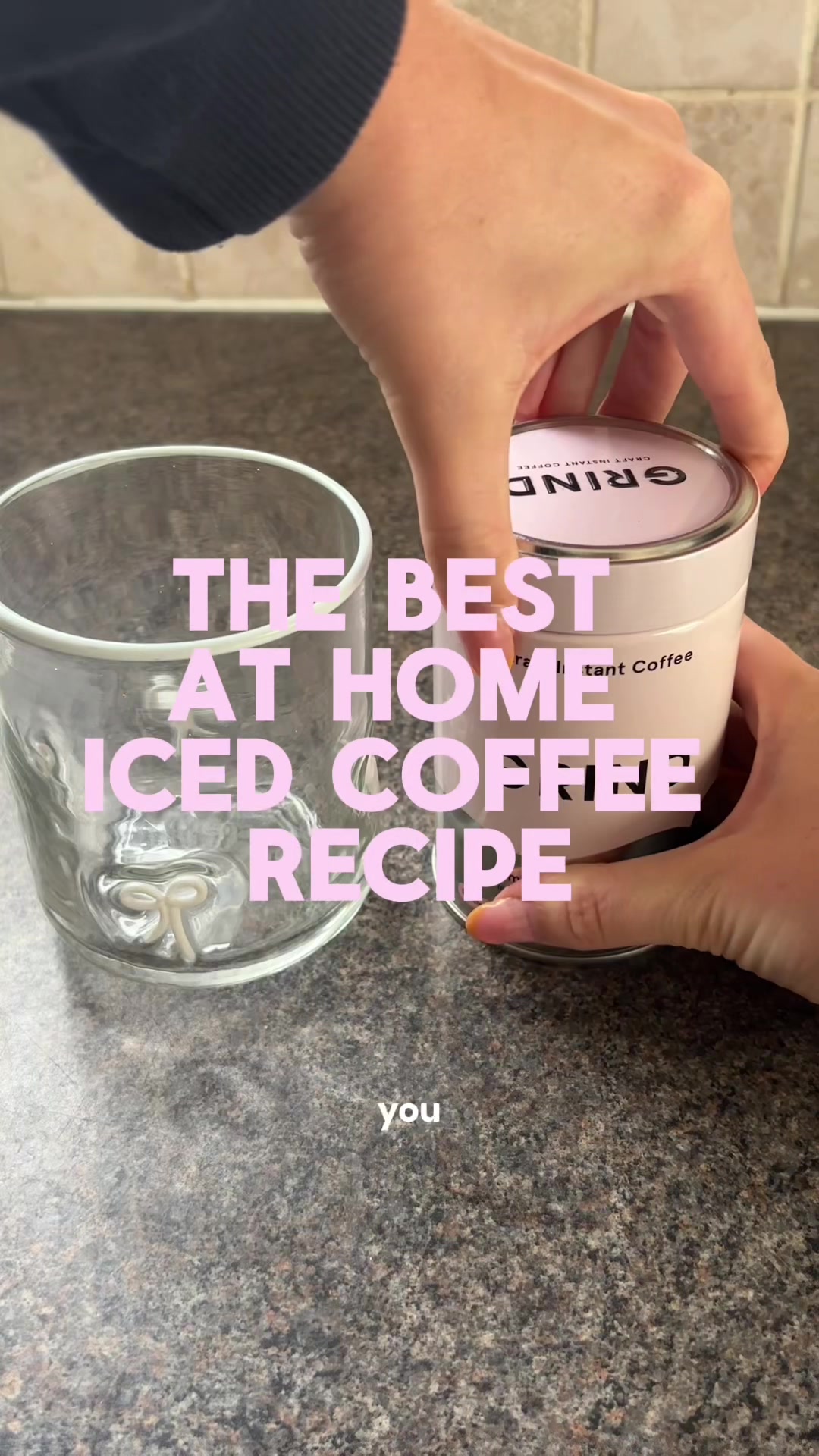 TikTok post by @josiemarshall10 for Grind. Caption reads: [...] iced coffee you will try in your life!!....