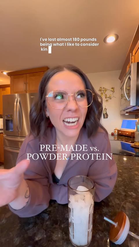 Instagram post by @jenna_bariatricbestie for Clean Simple Eats. Caption reads: [...] the best bang for your buck 🧋💪🏼✨....