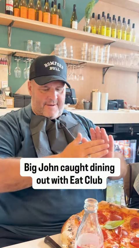 Instagram post by @itsbigjohn1 for EatClub. Caption reads: Sleight of hand from Big John @eatclubuk #ad.