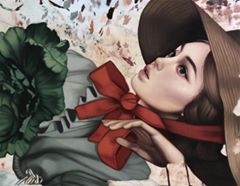 Instagram post by @kelseyjbeckett for Trekell Art Supplies. Caption reads: Hi guys :) Swipe to see some video of me working....